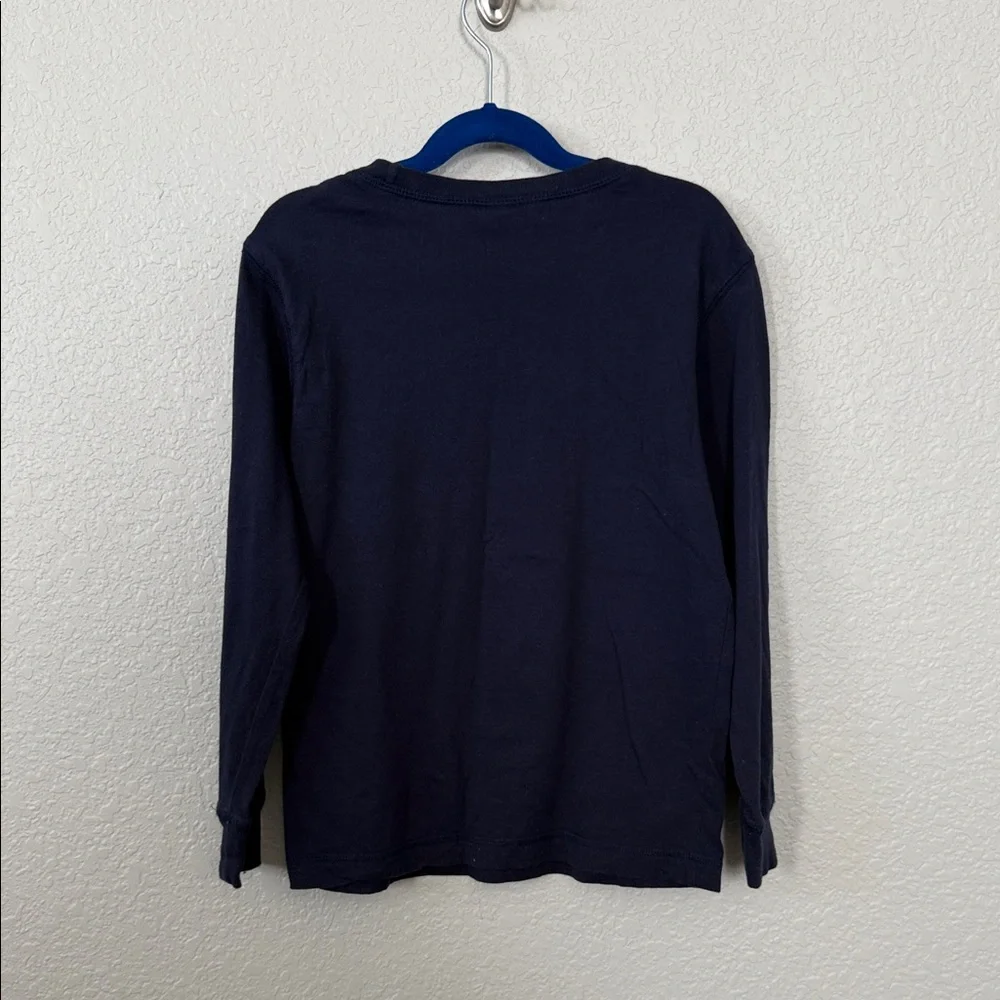 Gymboree Navy Tee with Orange Tie Design